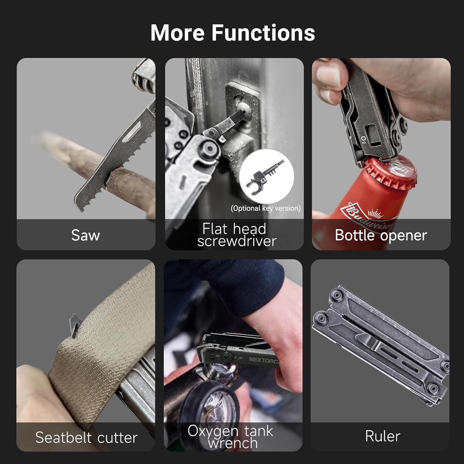 NEXTORCH PIONEER 14-IN-1 Multi-tools Raptor Rescue,Heavy Duty Multi-tool Set