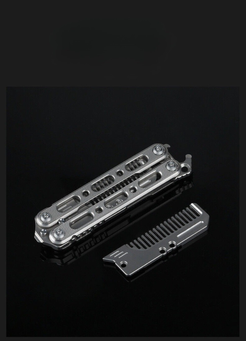EDC Titanium Alloy Comb Utility Opener Portable Outdoor Multi-funtion Tool