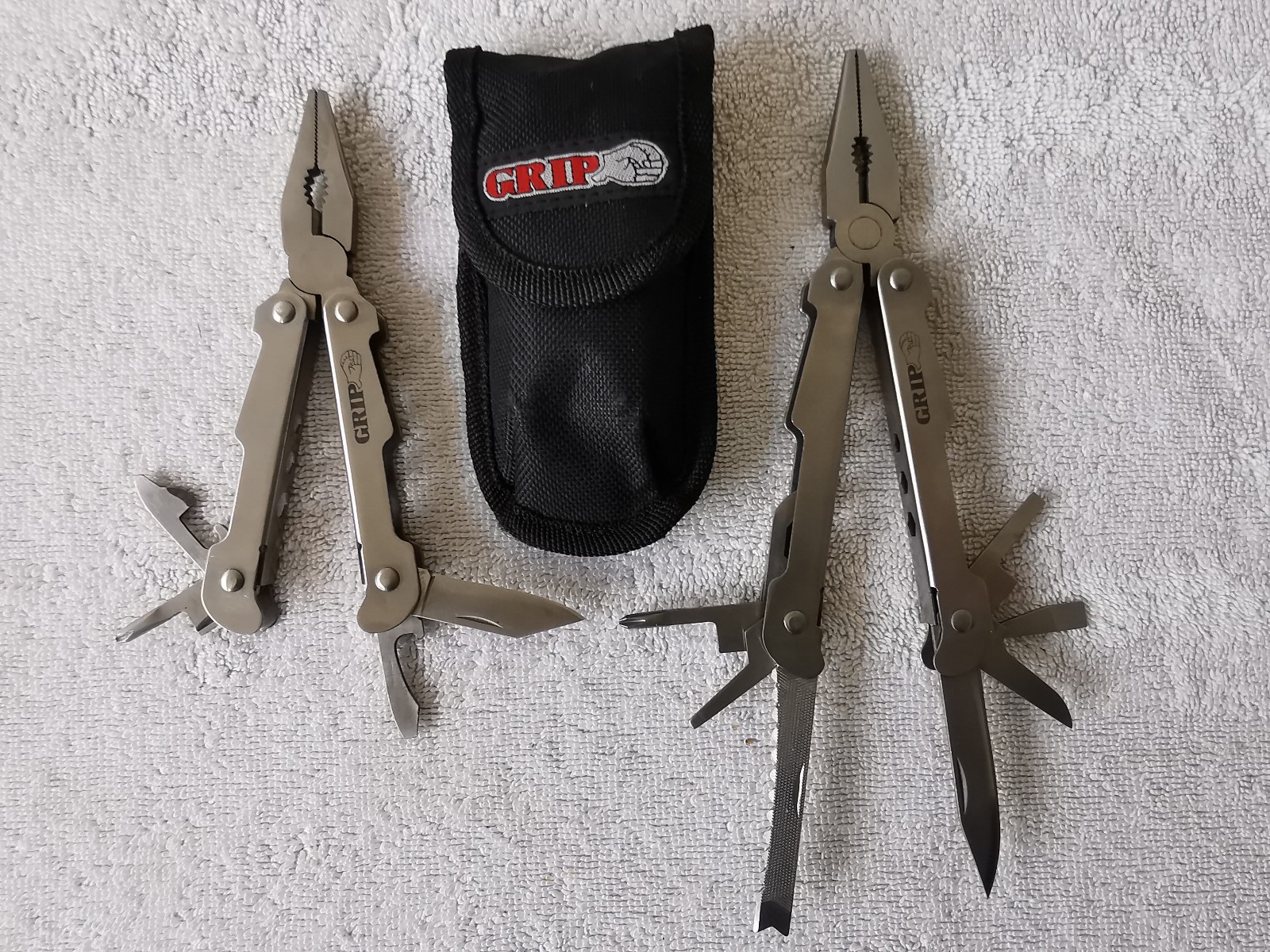 Pair Lot Flip Grip Multi Pliers Stainless Steel Multi Tool FlipGrip MultiTool