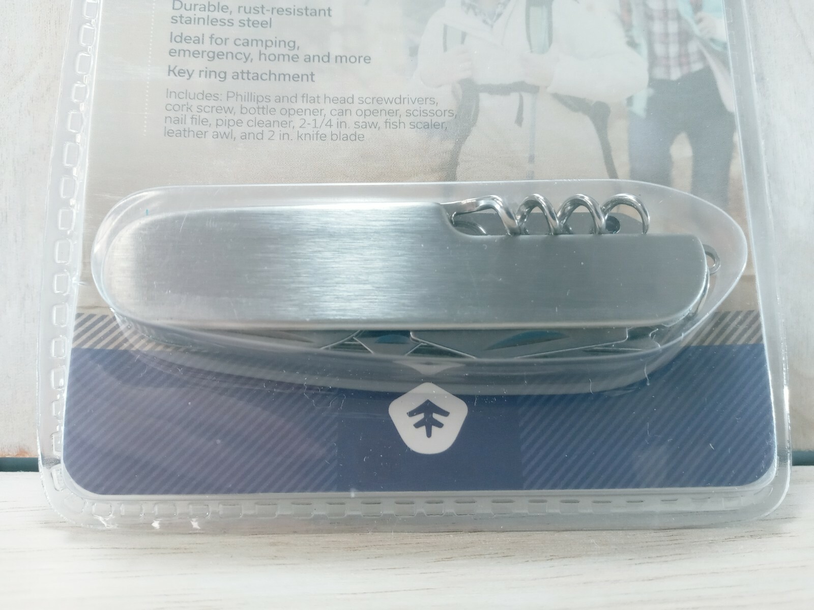 Stansport Multi Tool 12 Function Knife Stainless Steel Rust Resistant Key Ring