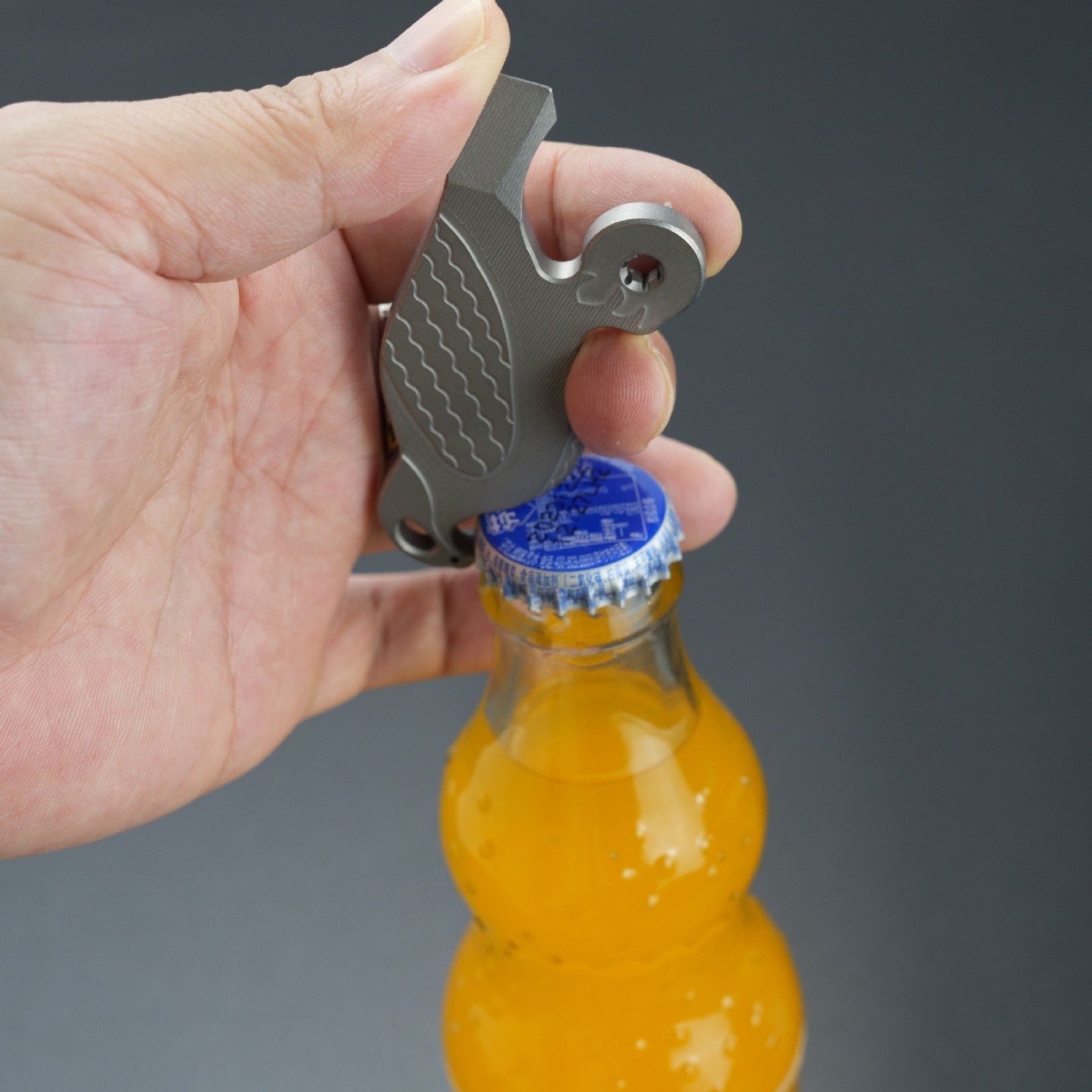 Titanium Alloy EDC Multi-Tool Bottle Opener Nail Puller Outdoor Gear lightweight