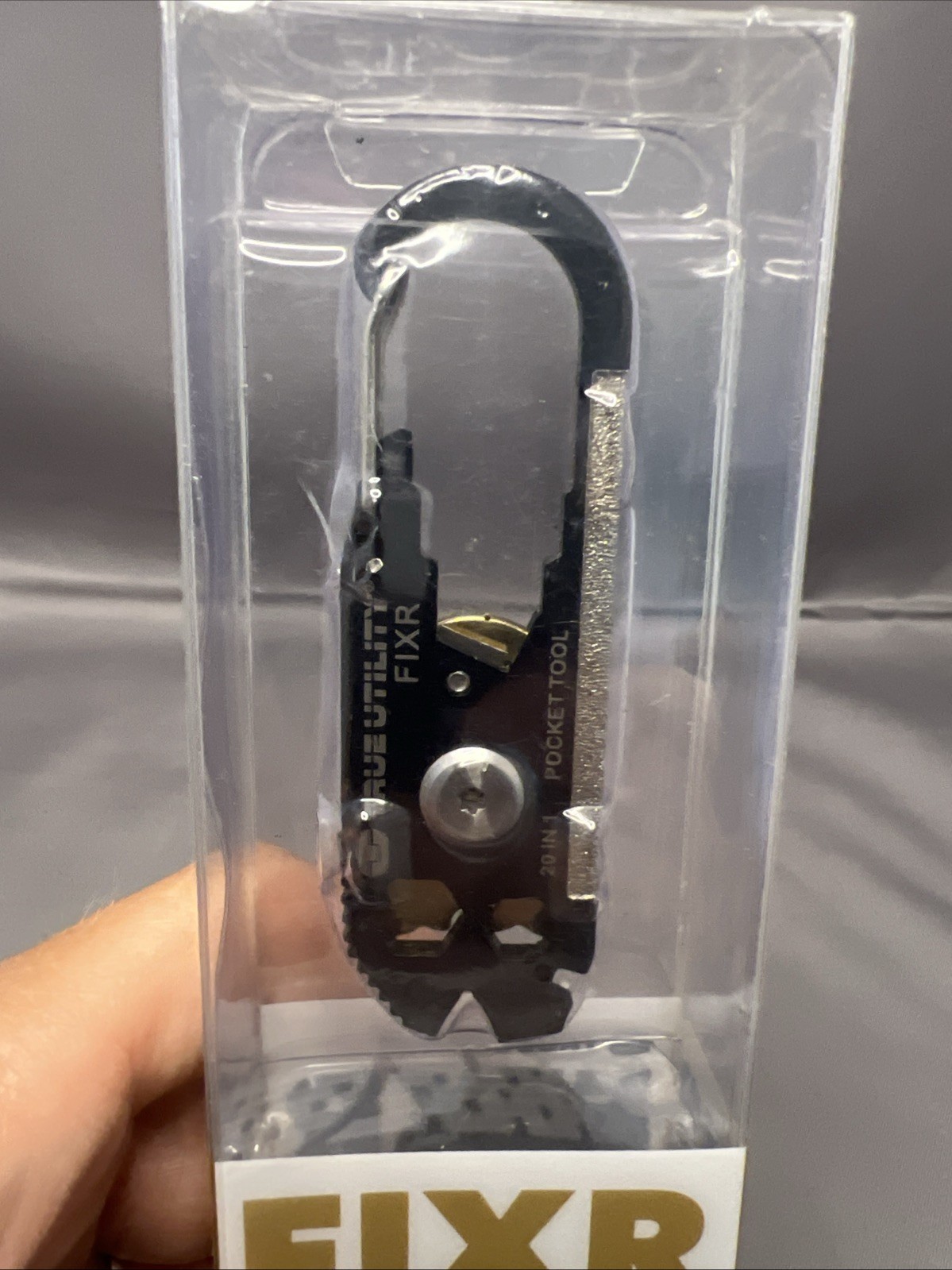 True Utility Fixr 20 Tools in 1 Compact Multi Tool with Leather Pouch TU200US