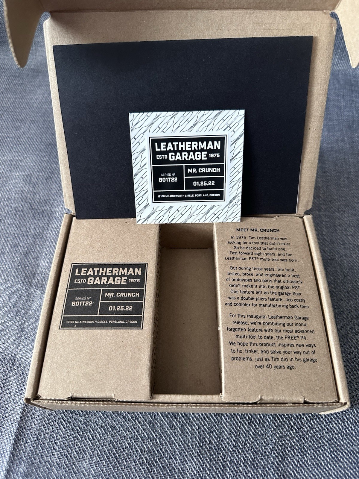 Leatherman Mr. Crunch Garage Edition Batch 001