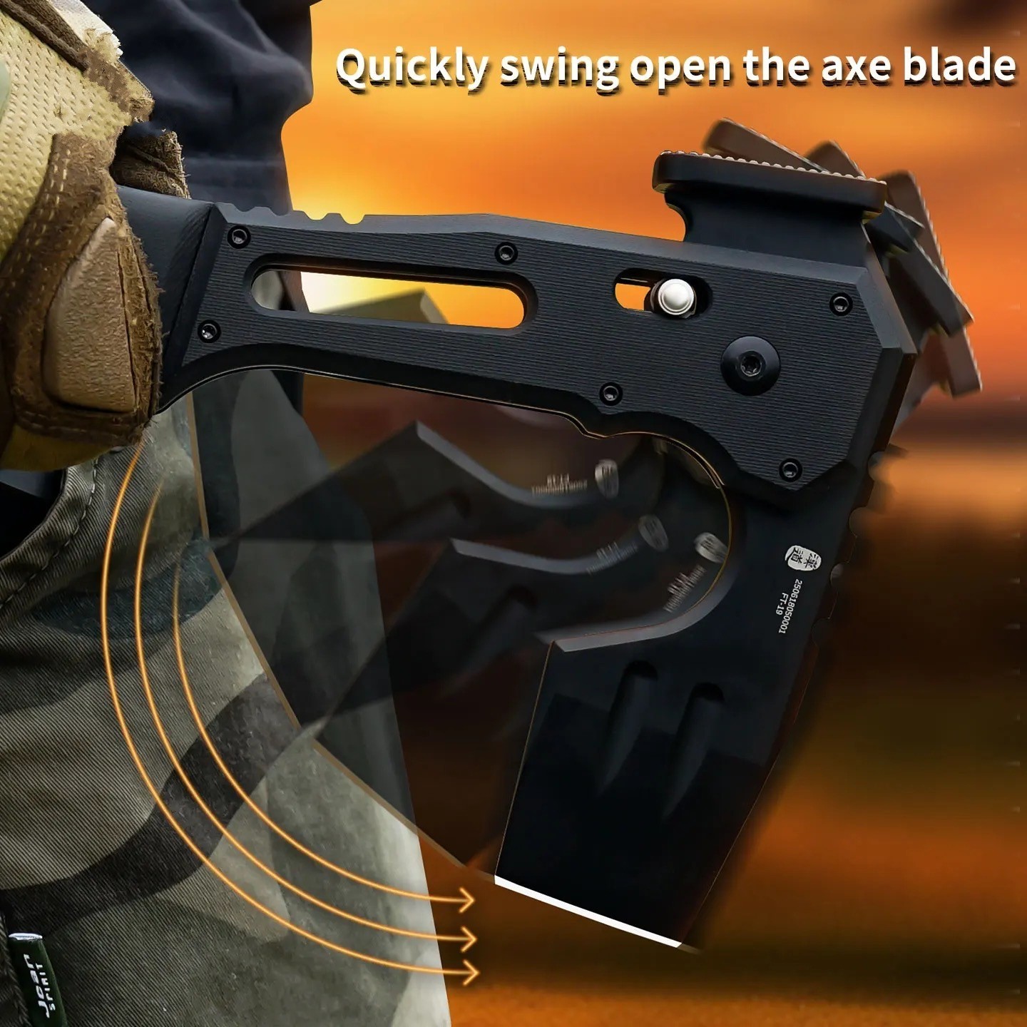 Mini Small Pocket Folding Axe Foldable Hatchet Tomahawk Hammer Survival Camping
