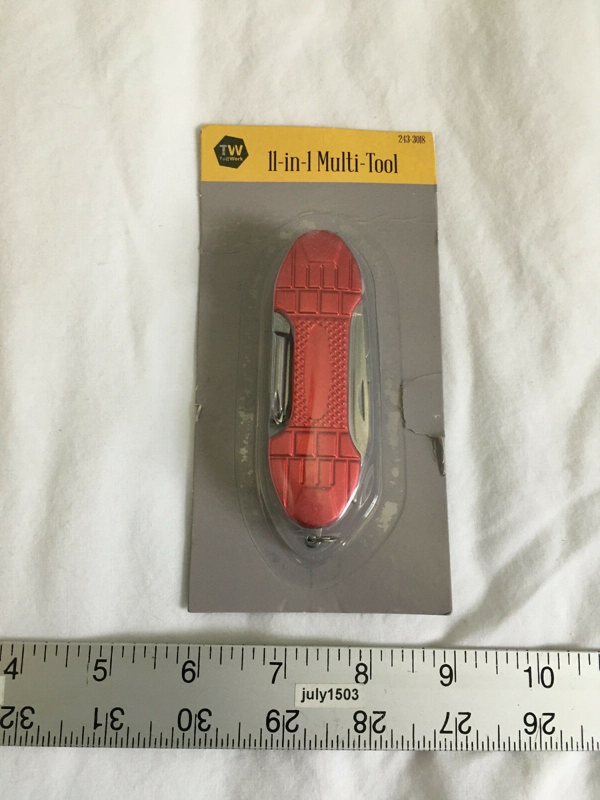 NEW Tuff Work 11-in-1 Multi-Tool — Knife, Saw, Corkscrew, Scissors & More!