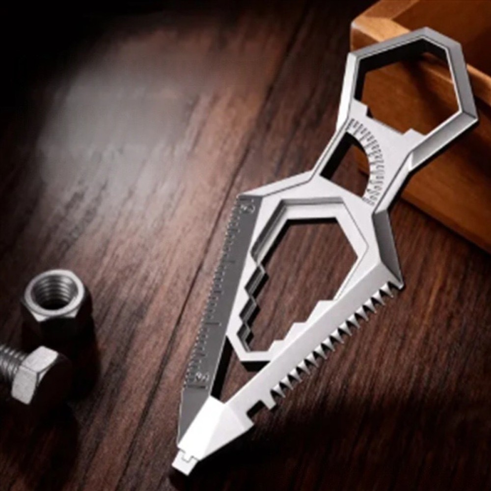 Portable Heavy Duty EDC Metal Keychain Multi-Tool Bottle Opener Men’s Gift