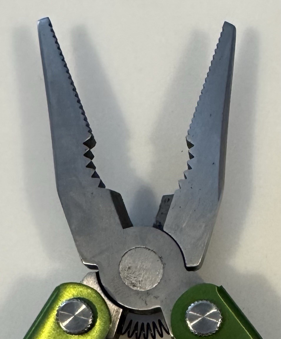 Multitool w/ Pliers Knife Screwdrivers Bottle Opener Saw Ruler Sheath Flashlight
