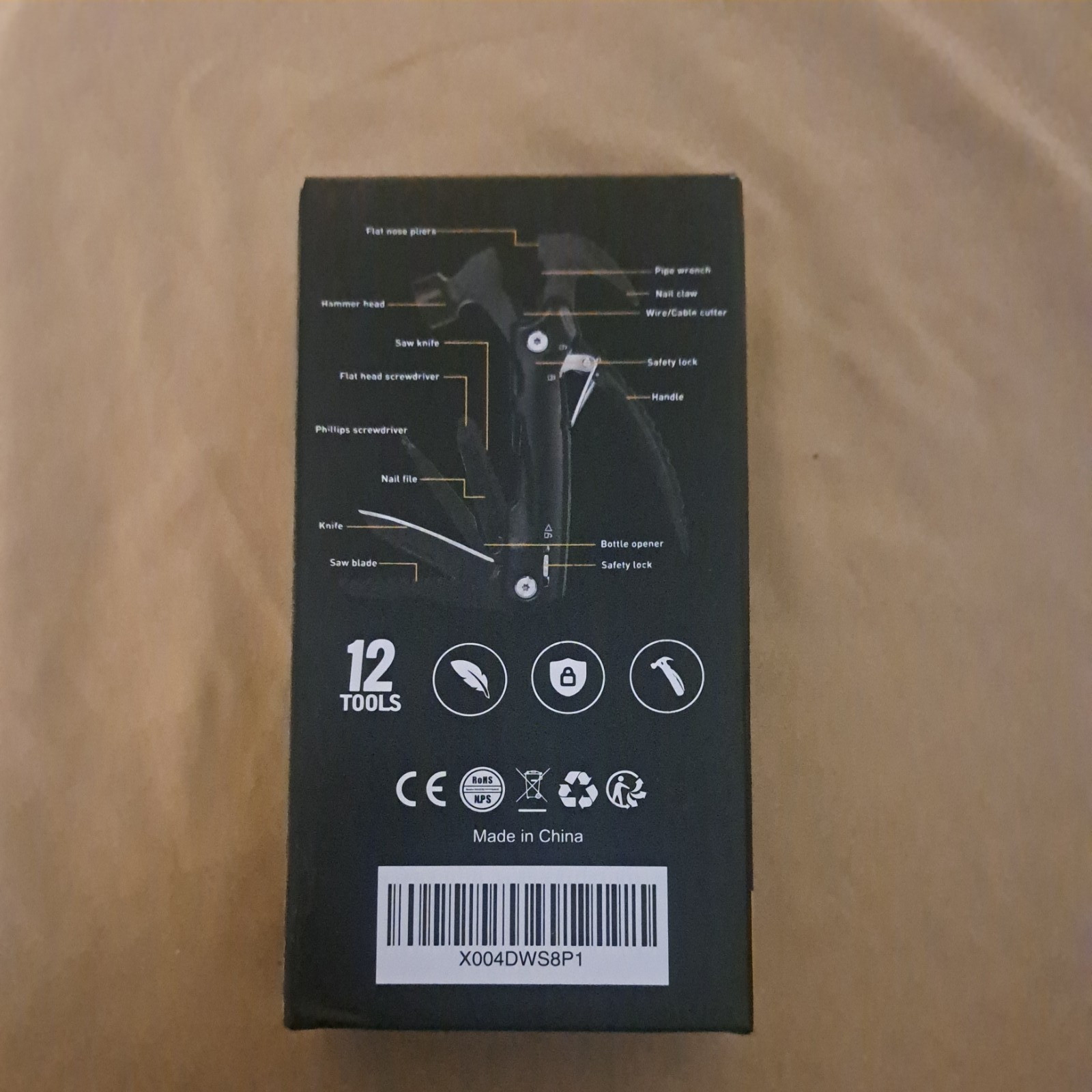 💪Cowbright Multi-tool Hammer 12 IN 1 New Sealed Best Universal Tool -Gift