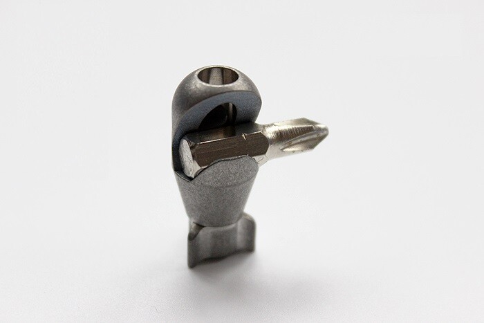 Titanium Shark Knife Lanyard Bead Paracord Pendant Tool EDC Multi Tool