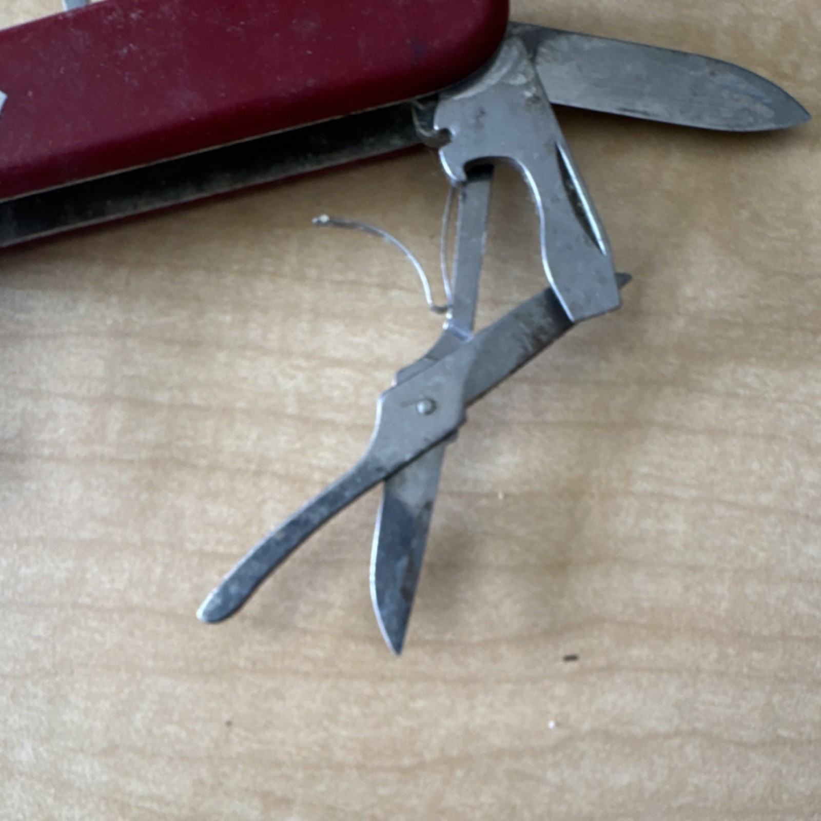 Victorinox Swiss Army 9-Tool Multi-Tool Knife 2.5in Blade Red Scissors File