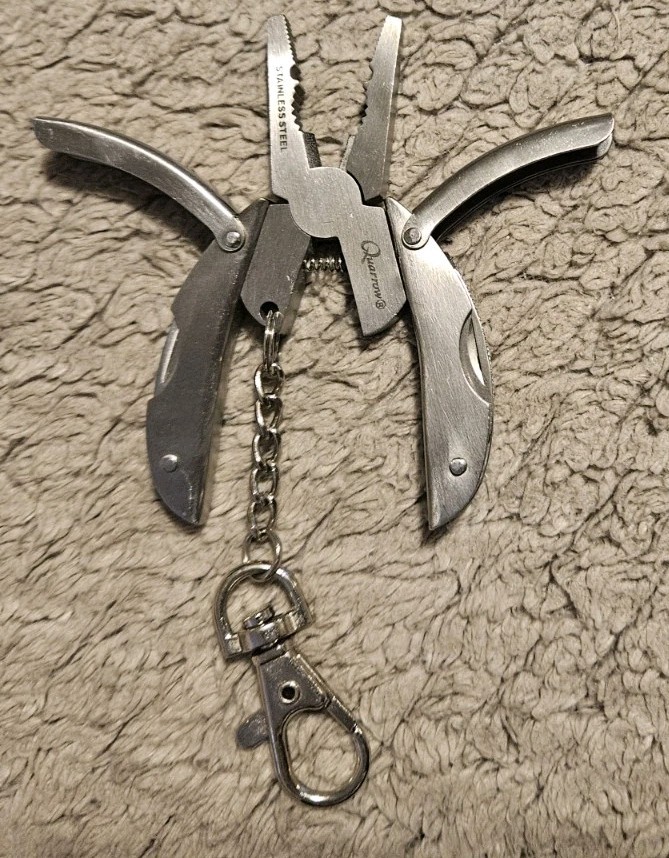 Quarrow Mini Multi Tool 2 Inches Stainless Steel