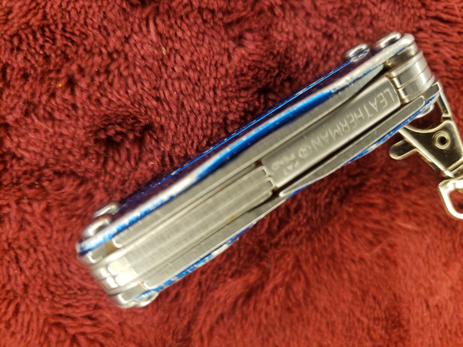 🔪 Leatherman Squirt P4 Multi-Tool Blue Keychain