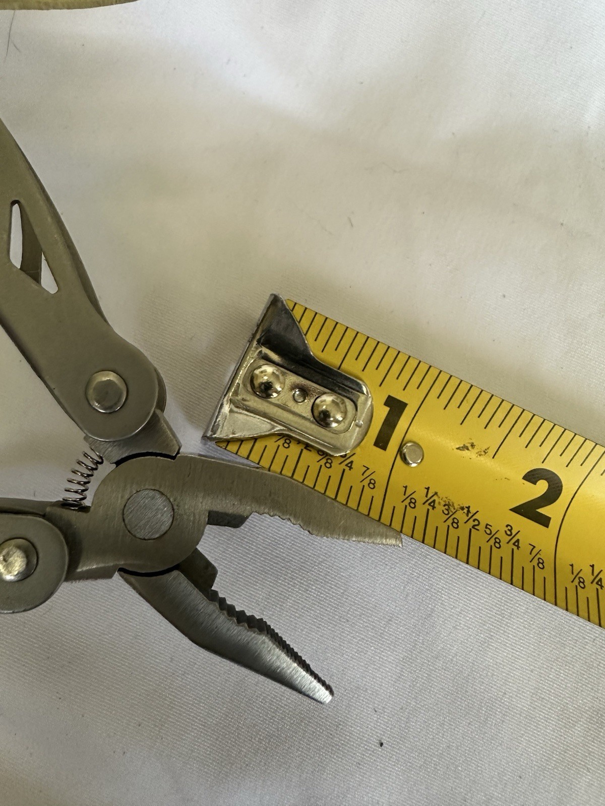 Stainless Steel Pocket Knife Multi-Tool Blade Unbranded Letherman Style 3” Cl