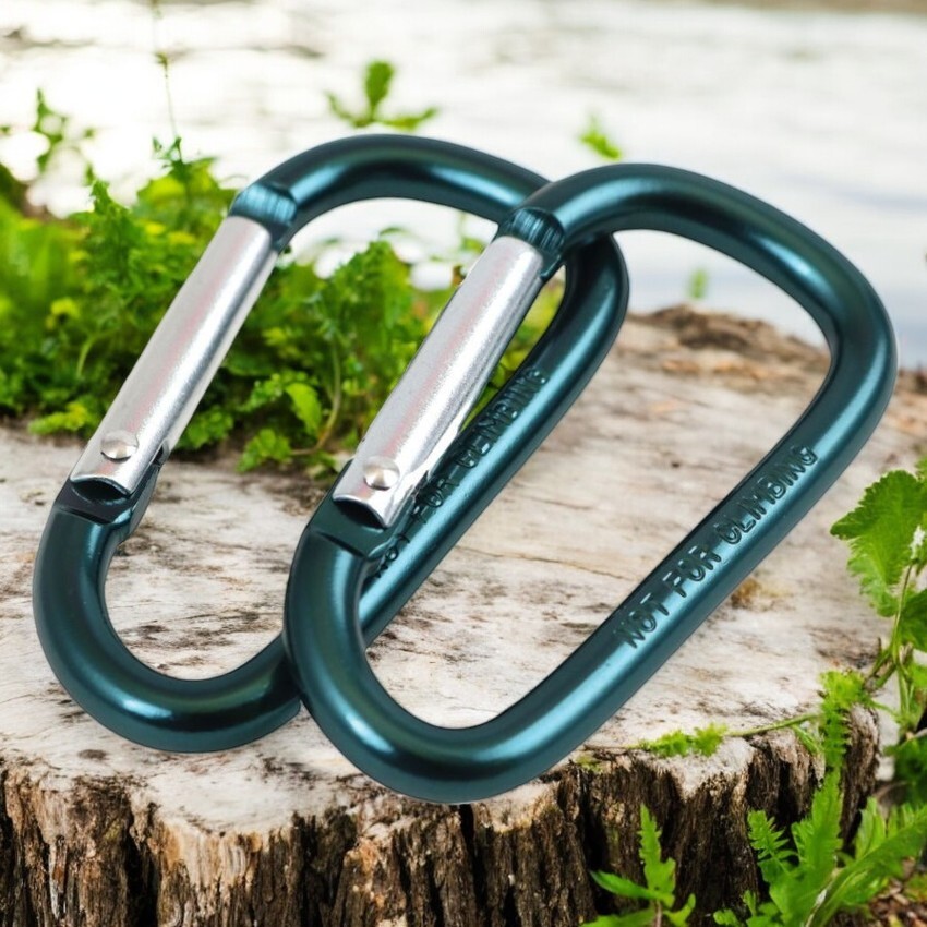 Carabiner | 2 Pack Coghlan’s Teal Blue Green Carabiners Backpacking Spring Gate