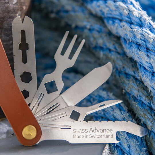Swiss Advance Crono N5 Multi-Tool Leather Edition Very Lightweight Sustainable