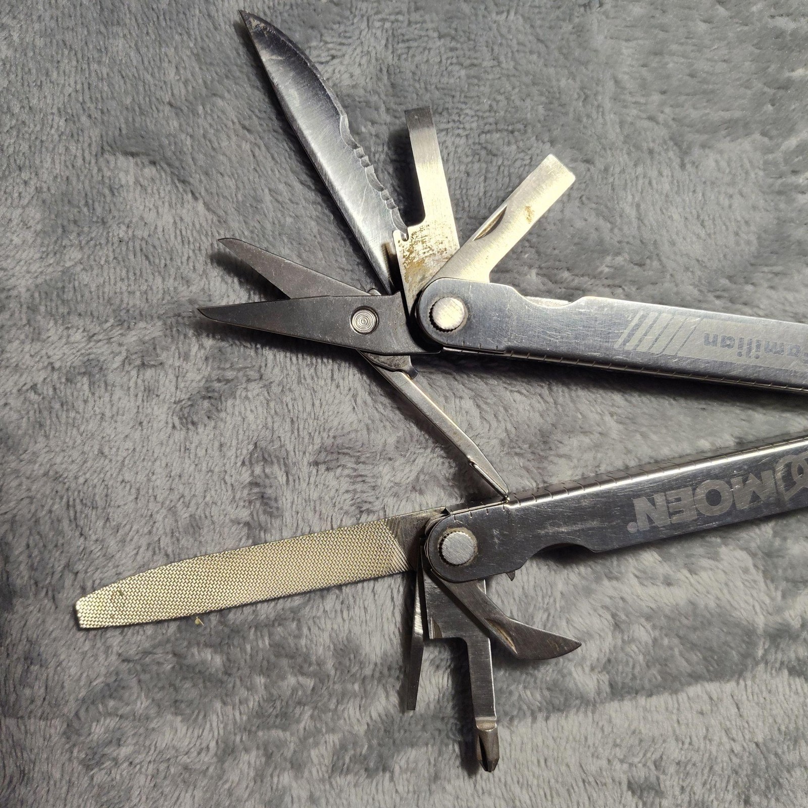 Leatherman PST Micra Multi Tool Set Pliers Knife Scissors W/ Pock-Its Sheath