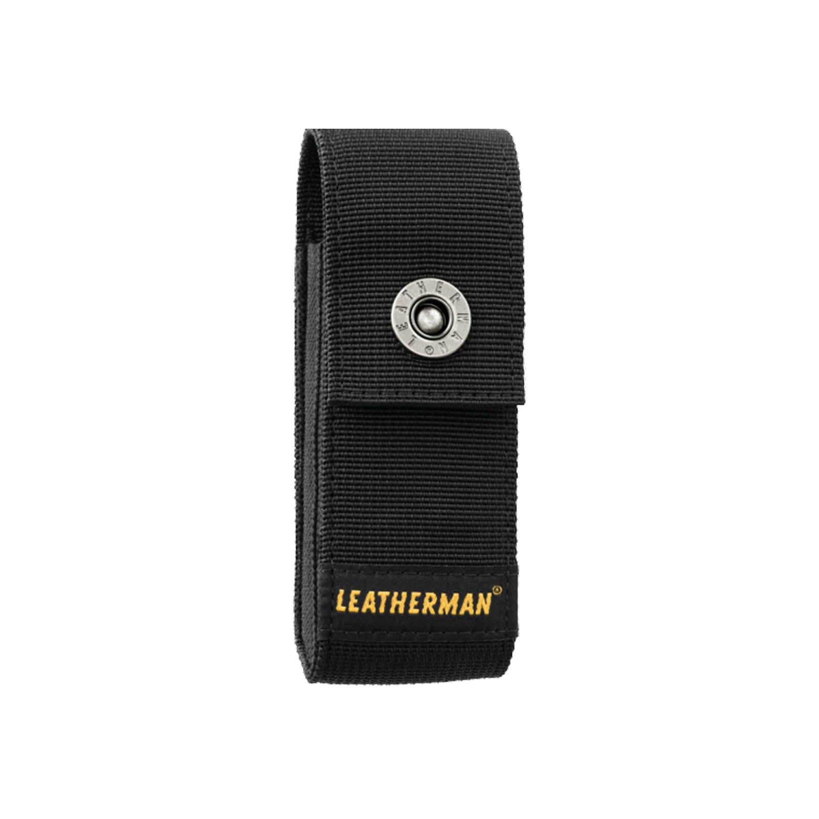 LEATHERMAN Nylon Snap Sheath Fits 3.25-4.5in Multi-Tools, Black, Medium