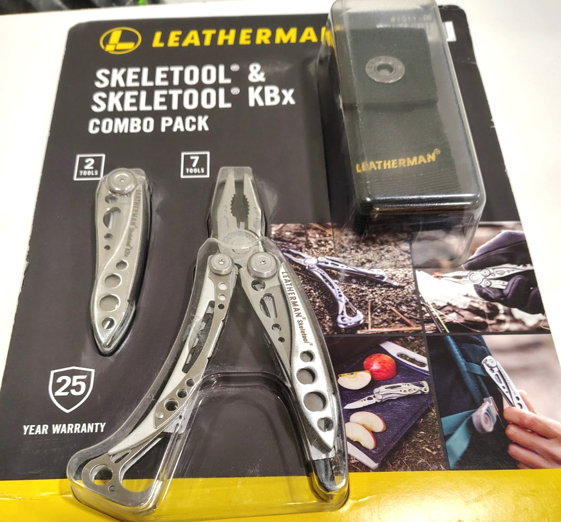 Leatherman New Factory Sealed Skeletool & Skeletool KBx Combo Pack 1511126