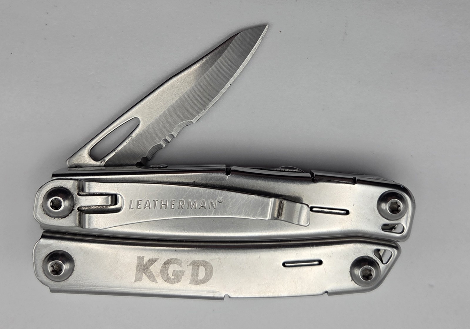 Leatherman Wingman Multi Tool Stainless Steel Made in USA Silver w/ Clip L3
