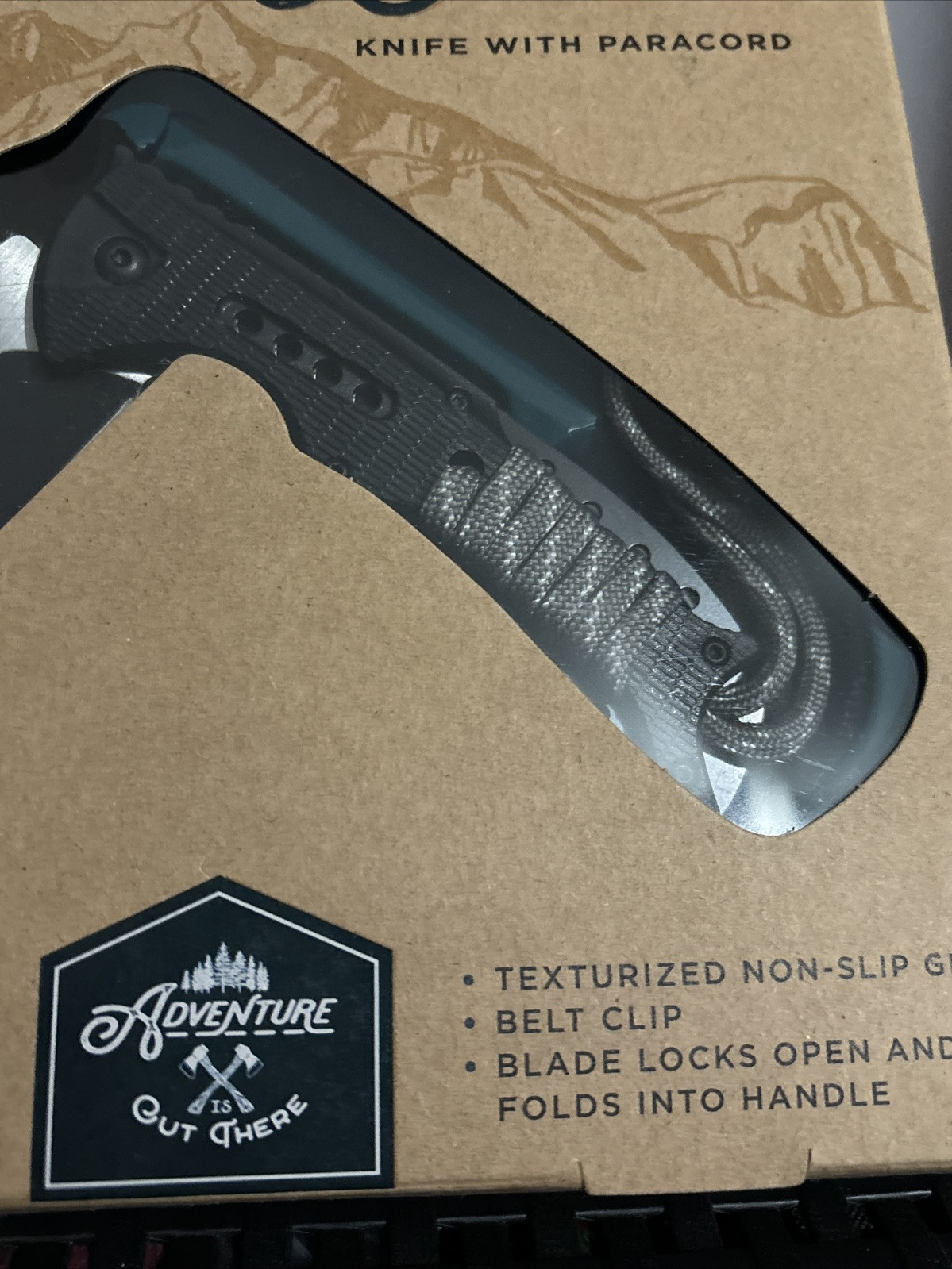 Adventure Out There Outdoor Survival Blade 3.5” Stainless Steel Drop Point NEW