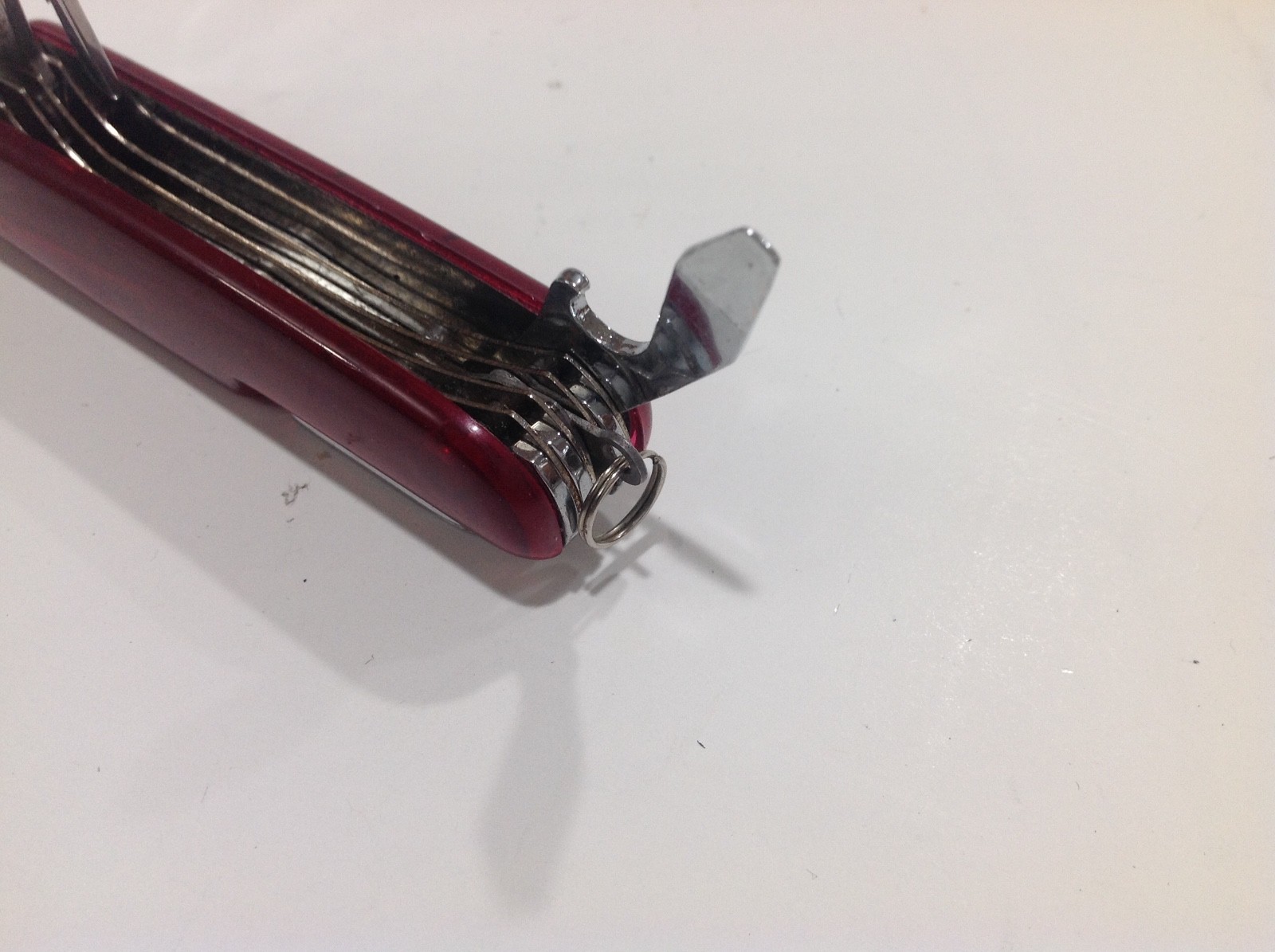 Multi-tool Pocketknife Red 14 tools Stainless Steel 3-1/2″ Inches long