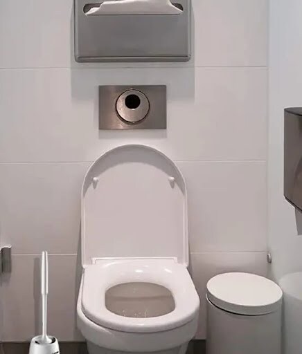 Modern Silicone Toilet Brush, Rubber Toilet Bowl Brush and Holder Set***