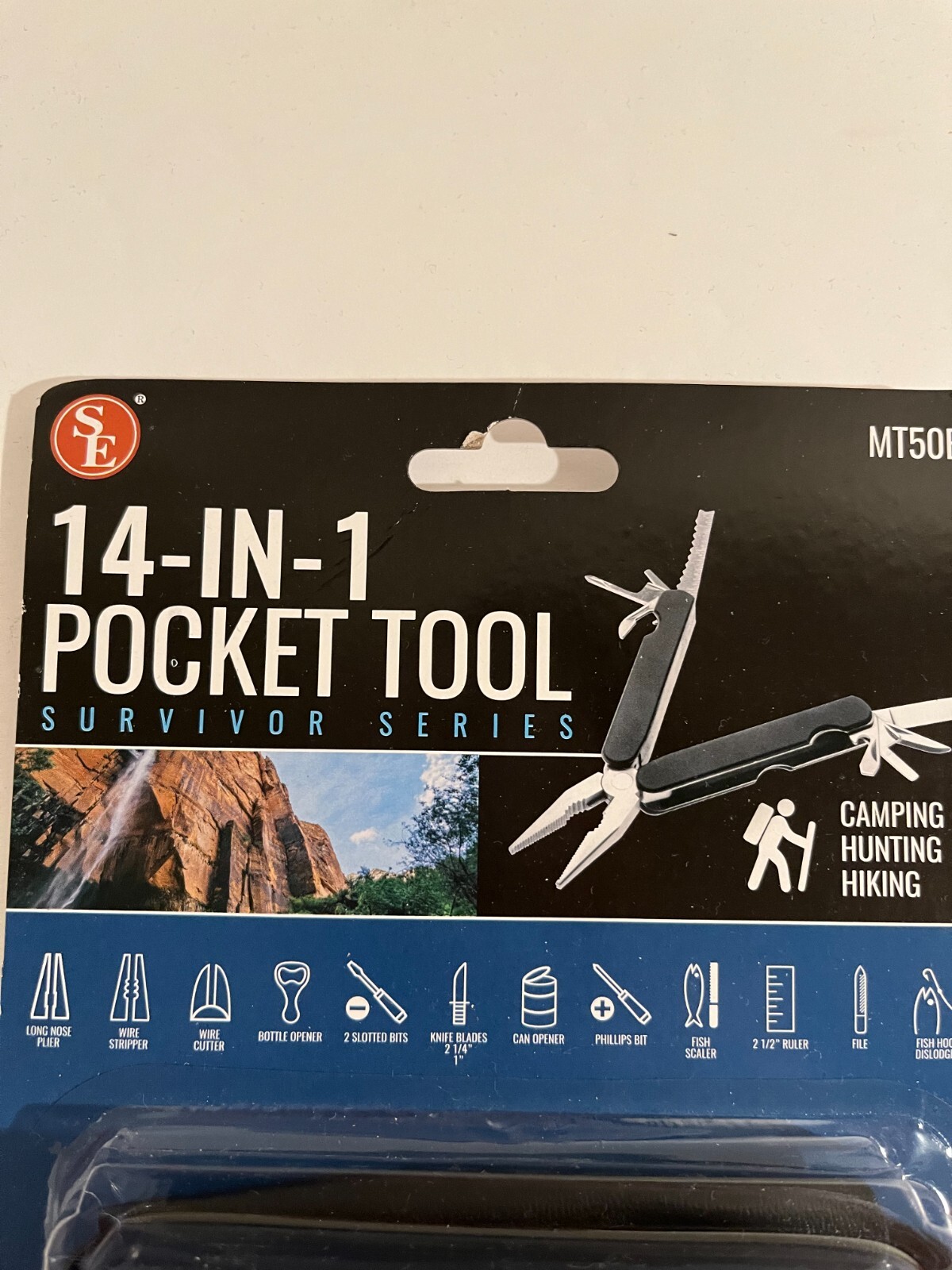 14-IN-1 POCKET TOOL SURVIVOR SERIES (Camping, Hunting & Hiking) NEW