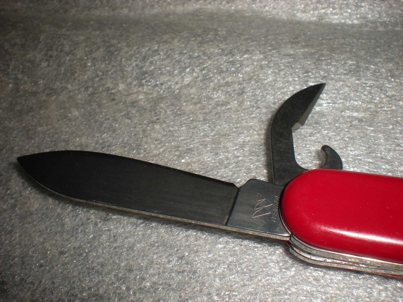 Swiss Army Knife Red Wenger Delemont Stainless 6 Functions Multi Tool