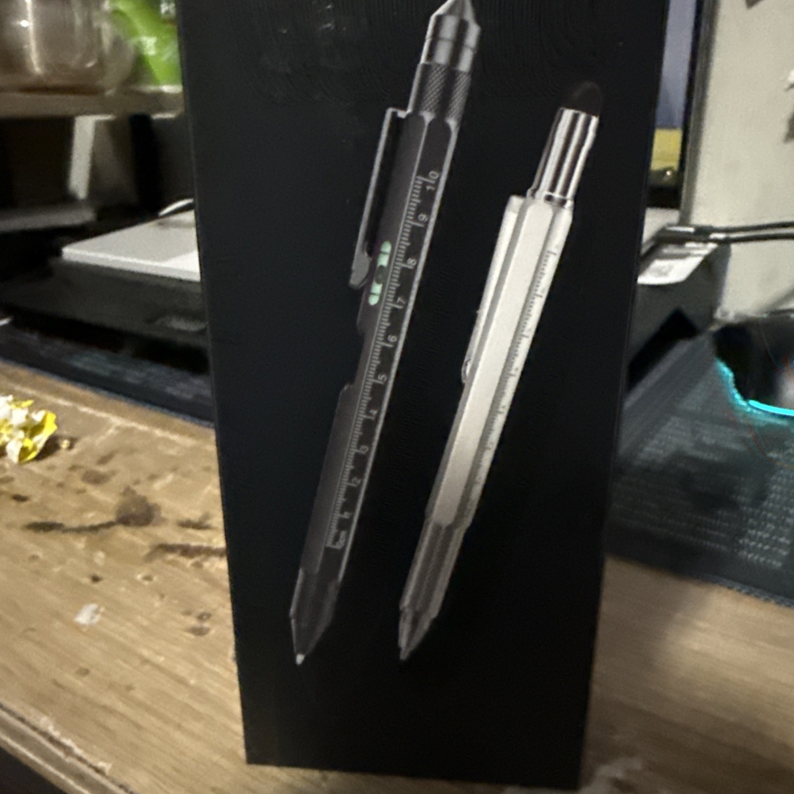 Hyper Tough 2-Piece Multi-Tool Pen Set Black NEW BOX