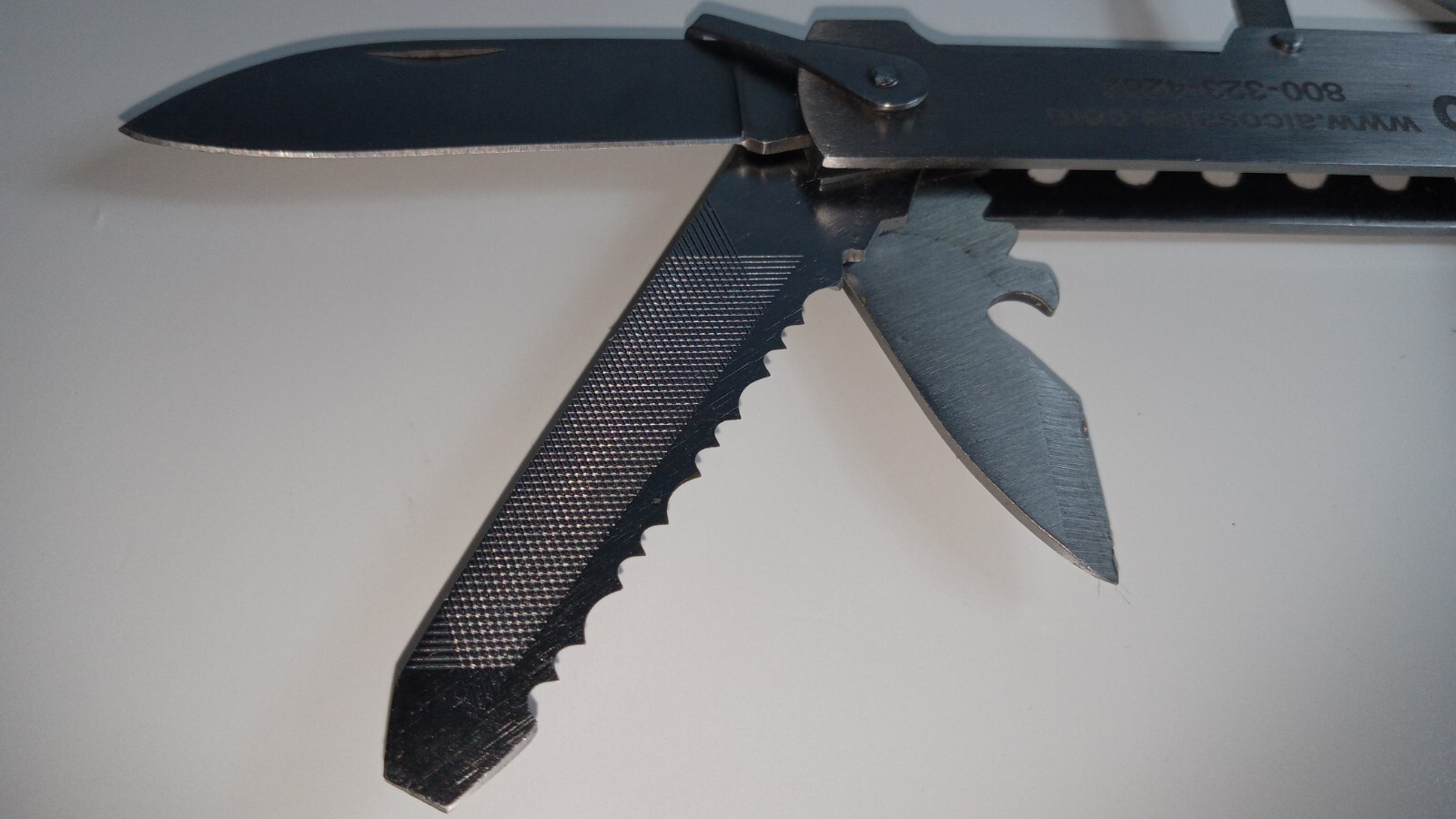 Tool BARLOW Stainless Steel Multi-Tool Pocket Knife Portable Folding Tool + Case