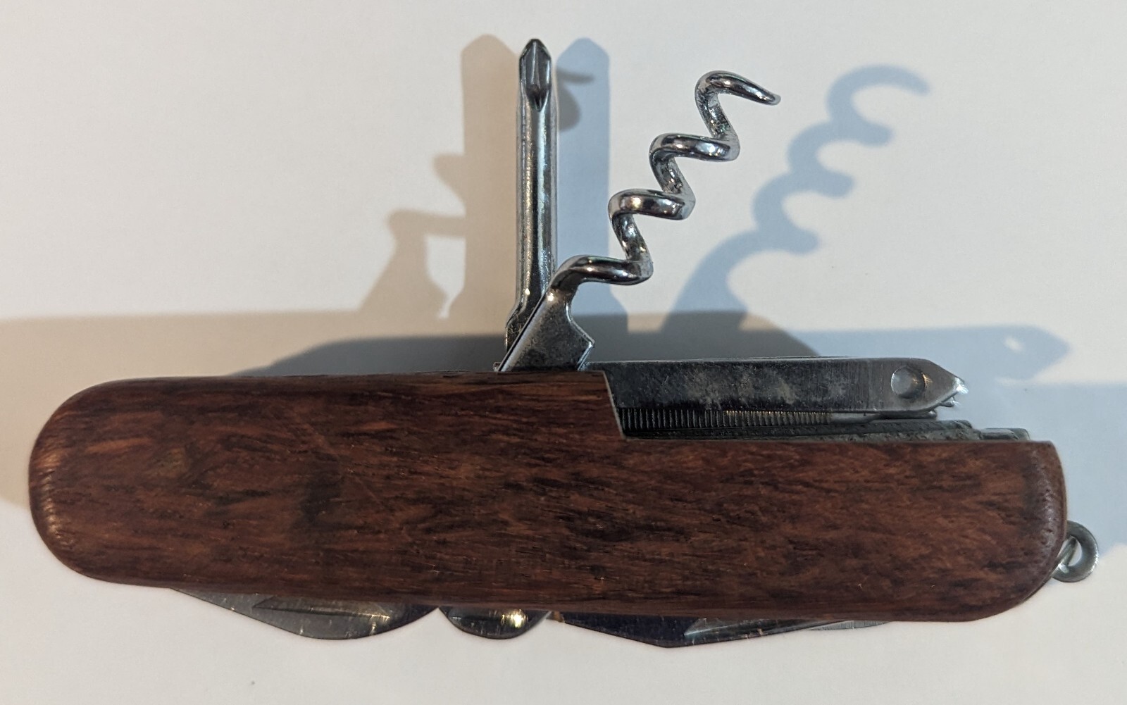 Wood Handle Stainless Steel Multi Purpose Tool – 11 Tools