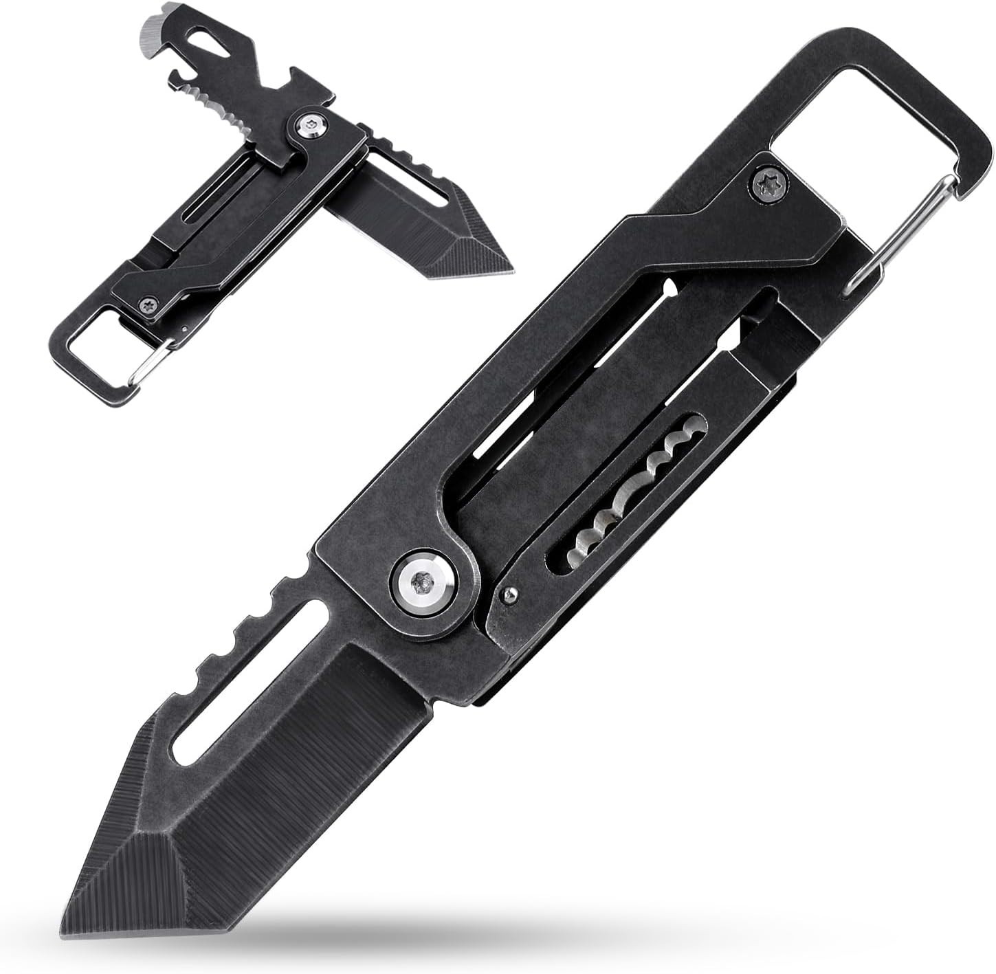 8-in-1 Stainless Steel Keychain Multitool – Your Everyday Companion