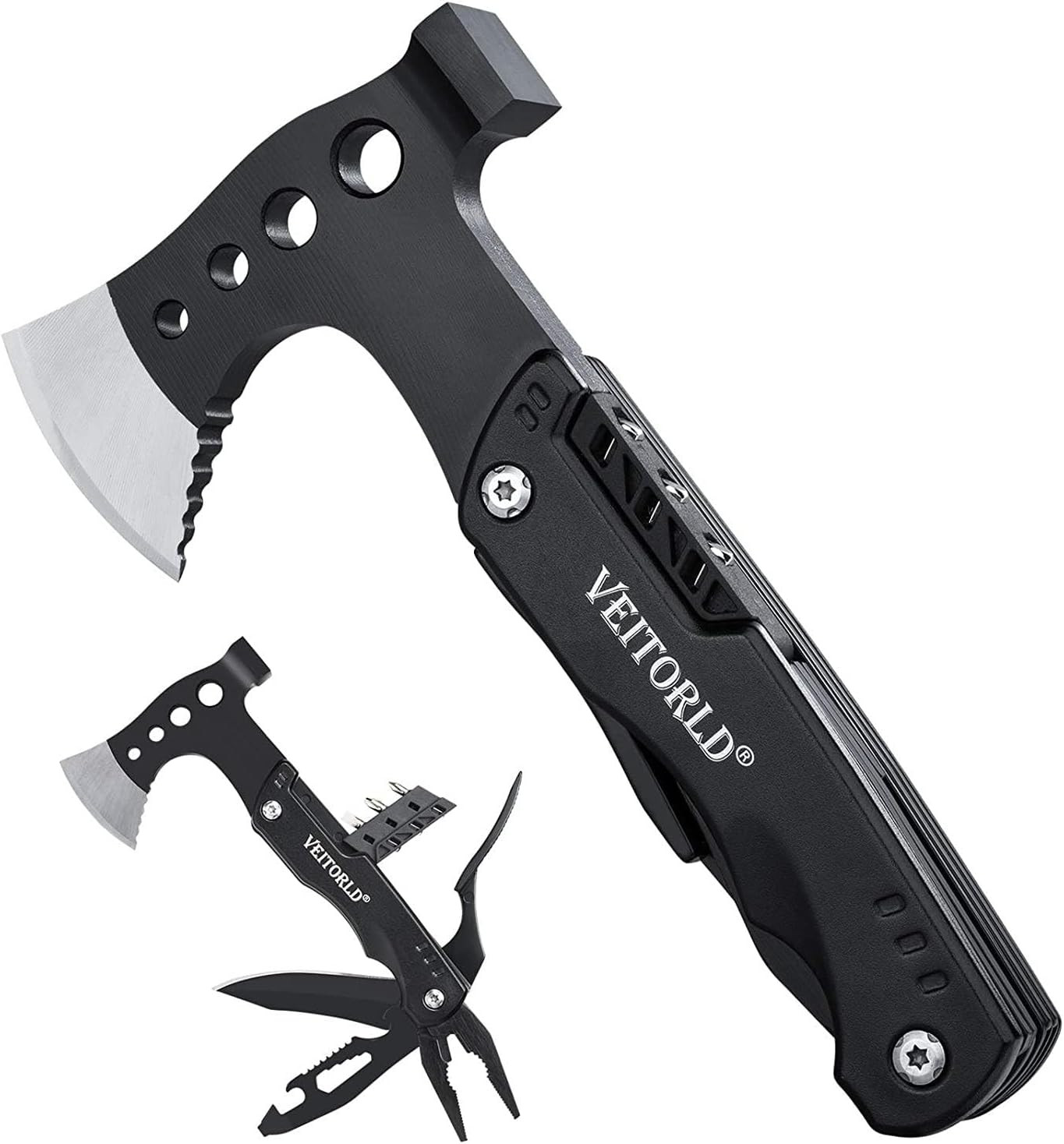 All-in-One Survival Hammer Multitool with Engraved Box – Great Gift for Dad