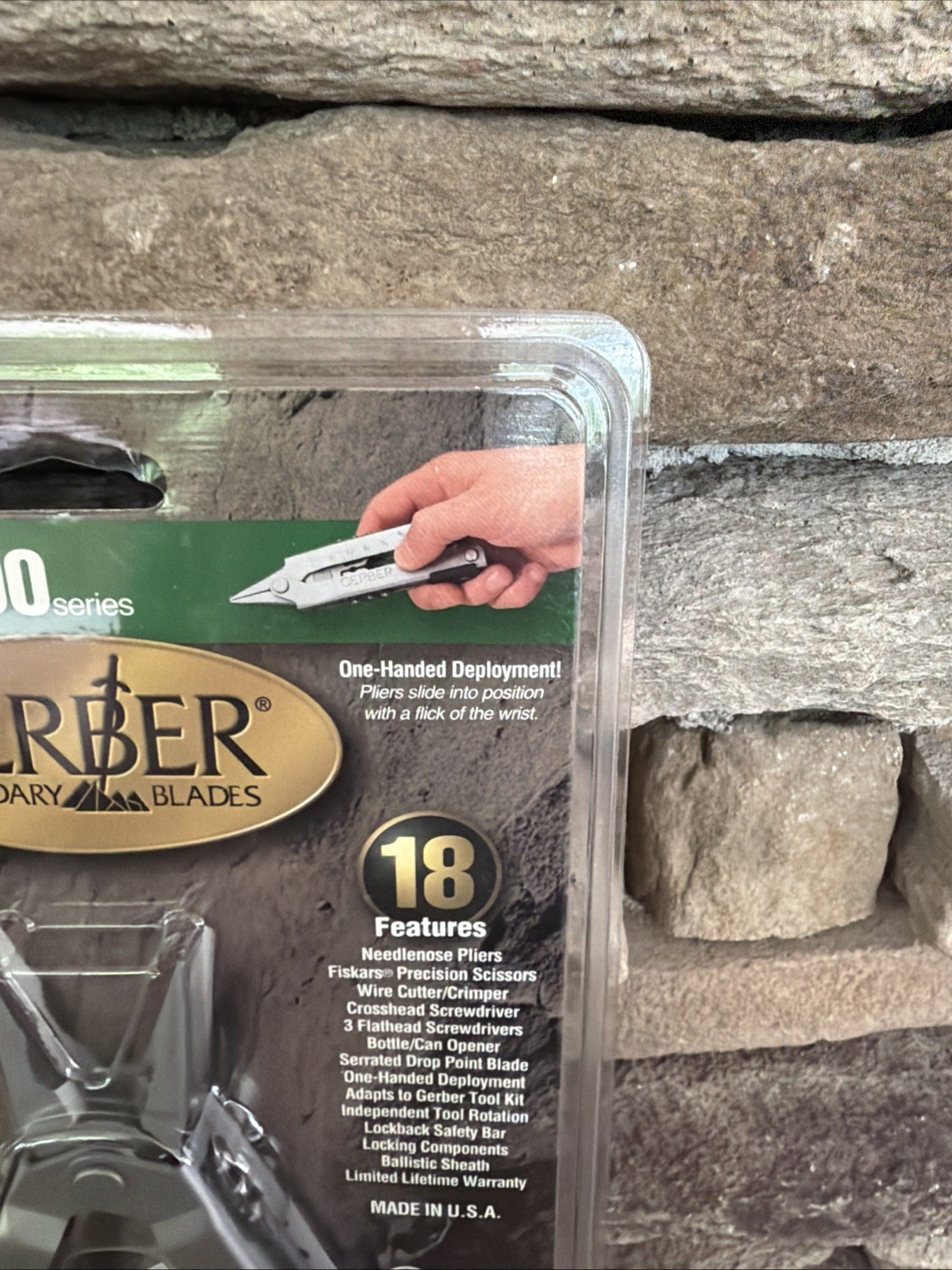 Vintage NOS Gerber 45500 Compact Sport Multi Plier Tool 11 Tools In One Retired