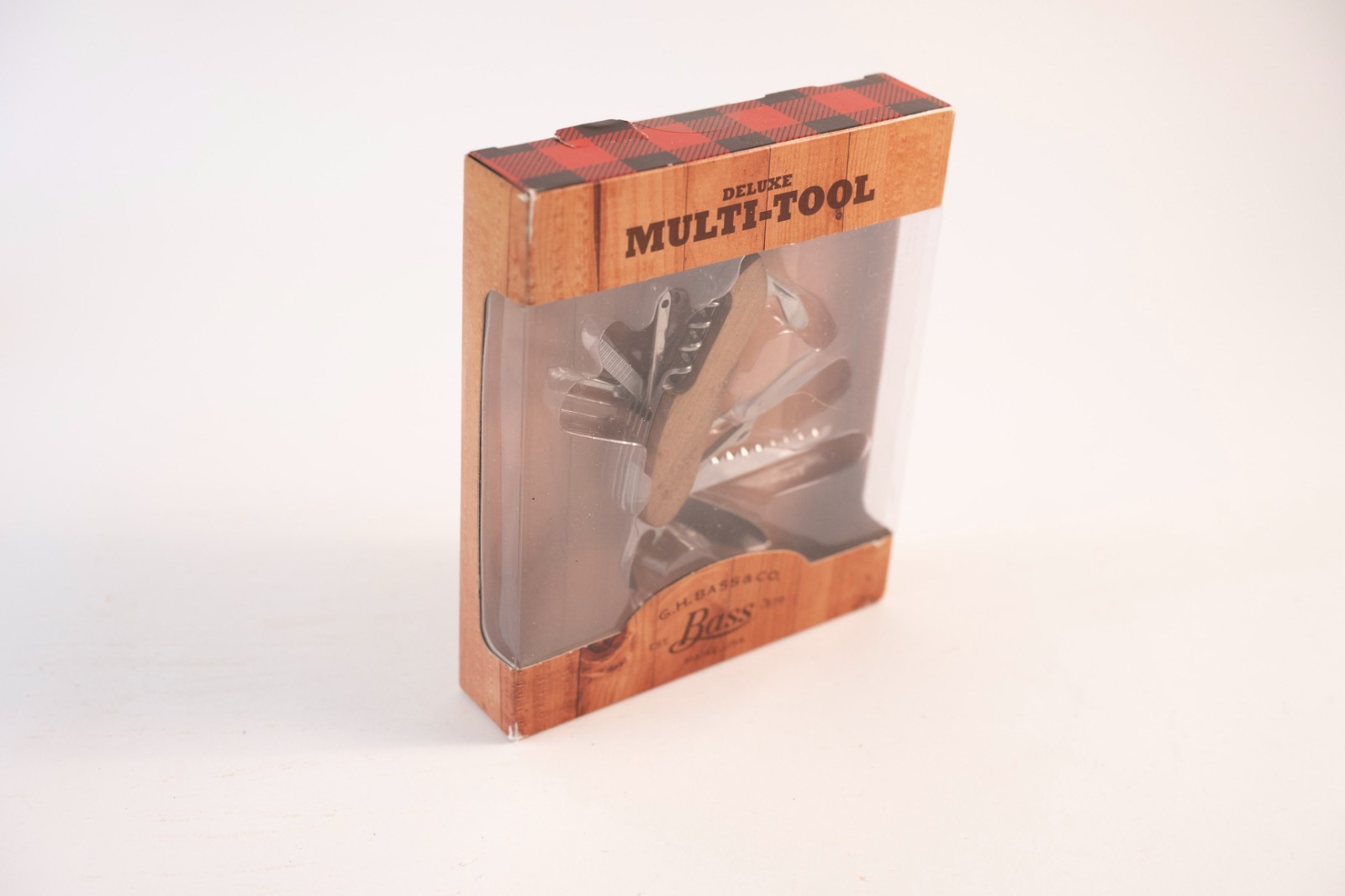 GH Bass & Co Deluxe Multi Tool – New in Box – Wood Handle