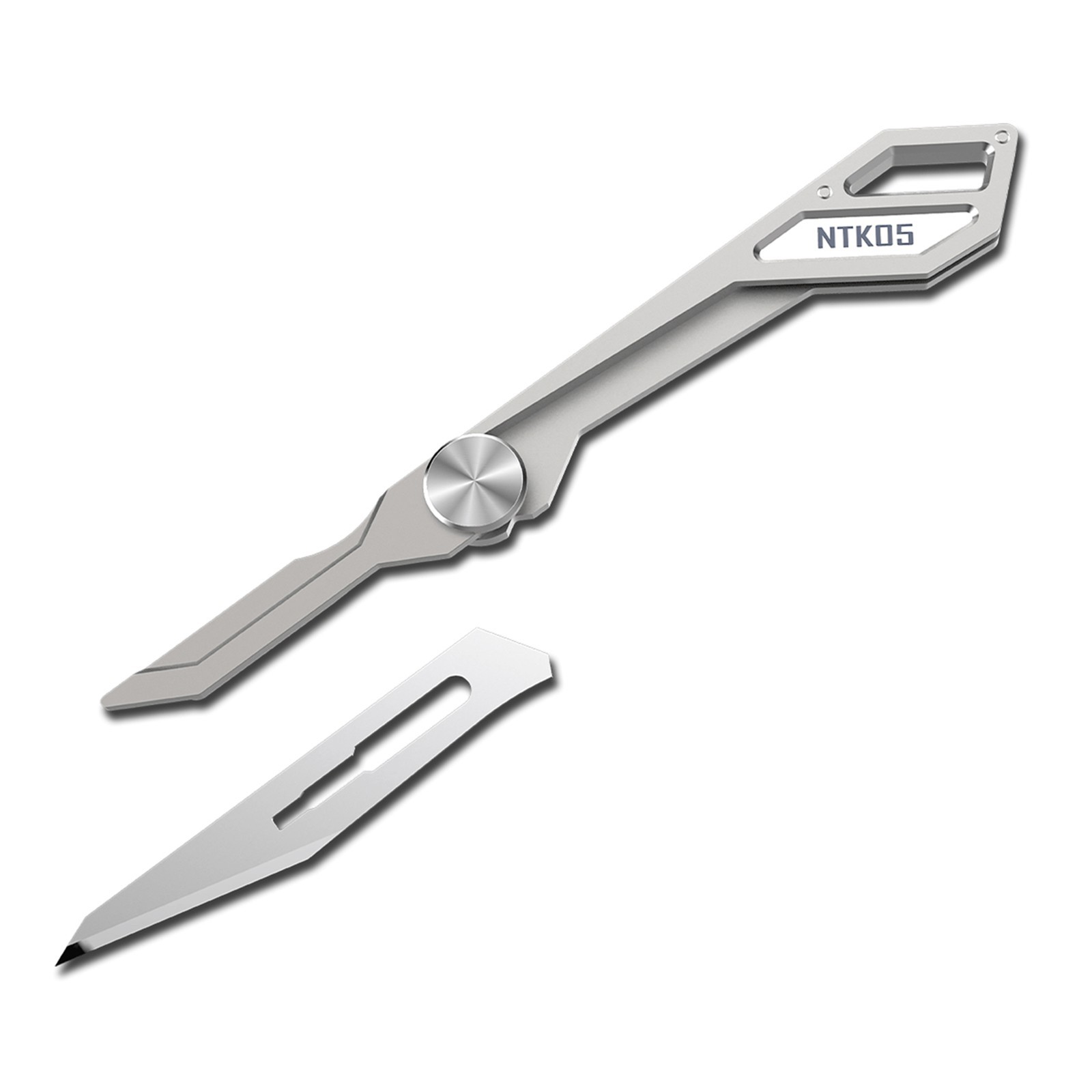 Nitecore NTK05 Knife Keychain Folding Knives Titanium Alloy Scalpel Blade Handle