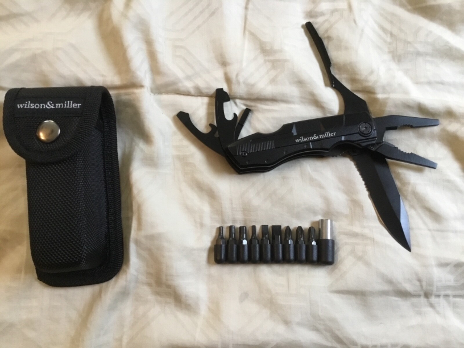 Wilson & Miller 10-piece Multitool and Tactical Blade W/Sheath New In Box