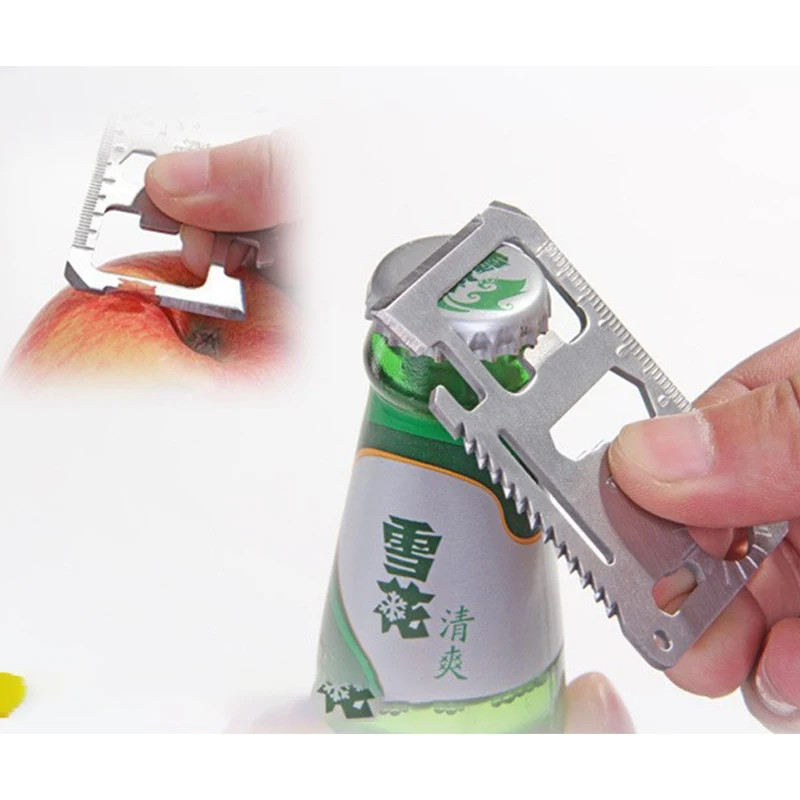 Pocket Tool Multifunction Credit Edc Outdoor Bottle Survive Gear Card Mult