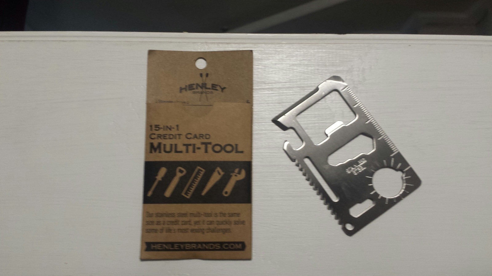 Henley Brands 15 in 1 Multi-Tool Credit Card Sized – NIB