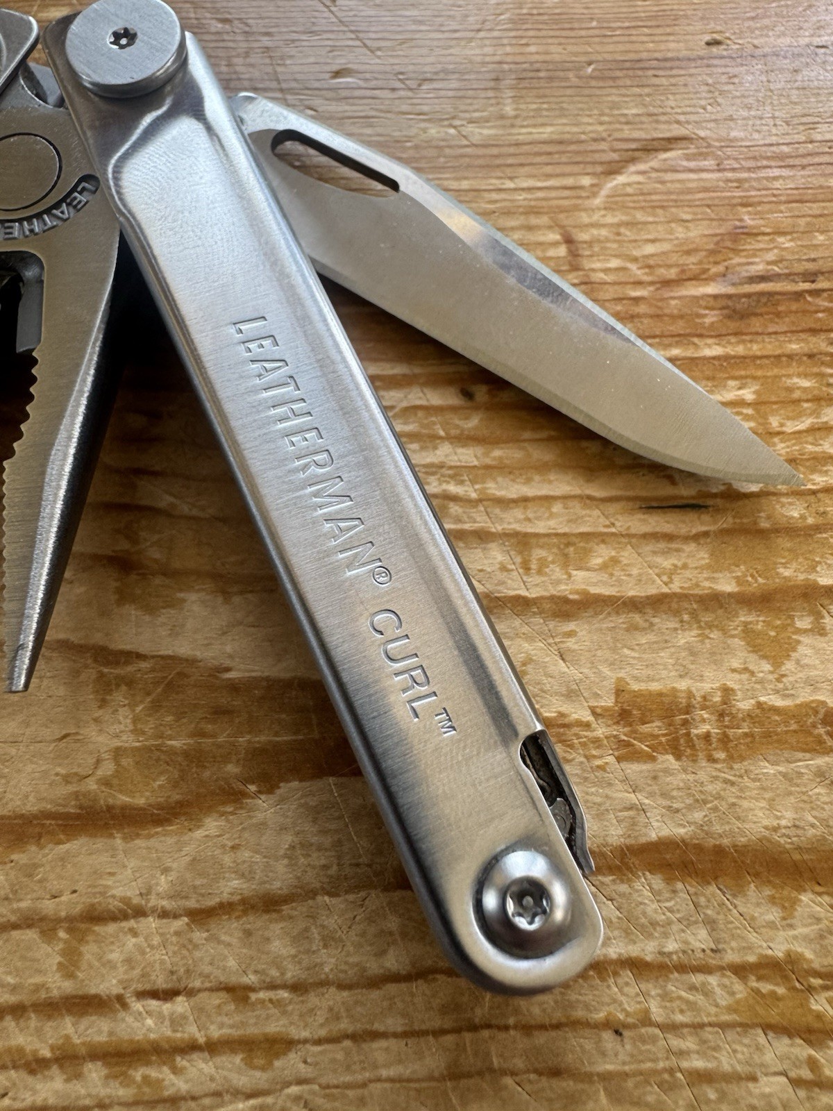 Custom Leatherman Curl Stainless Steel Multi-Tool