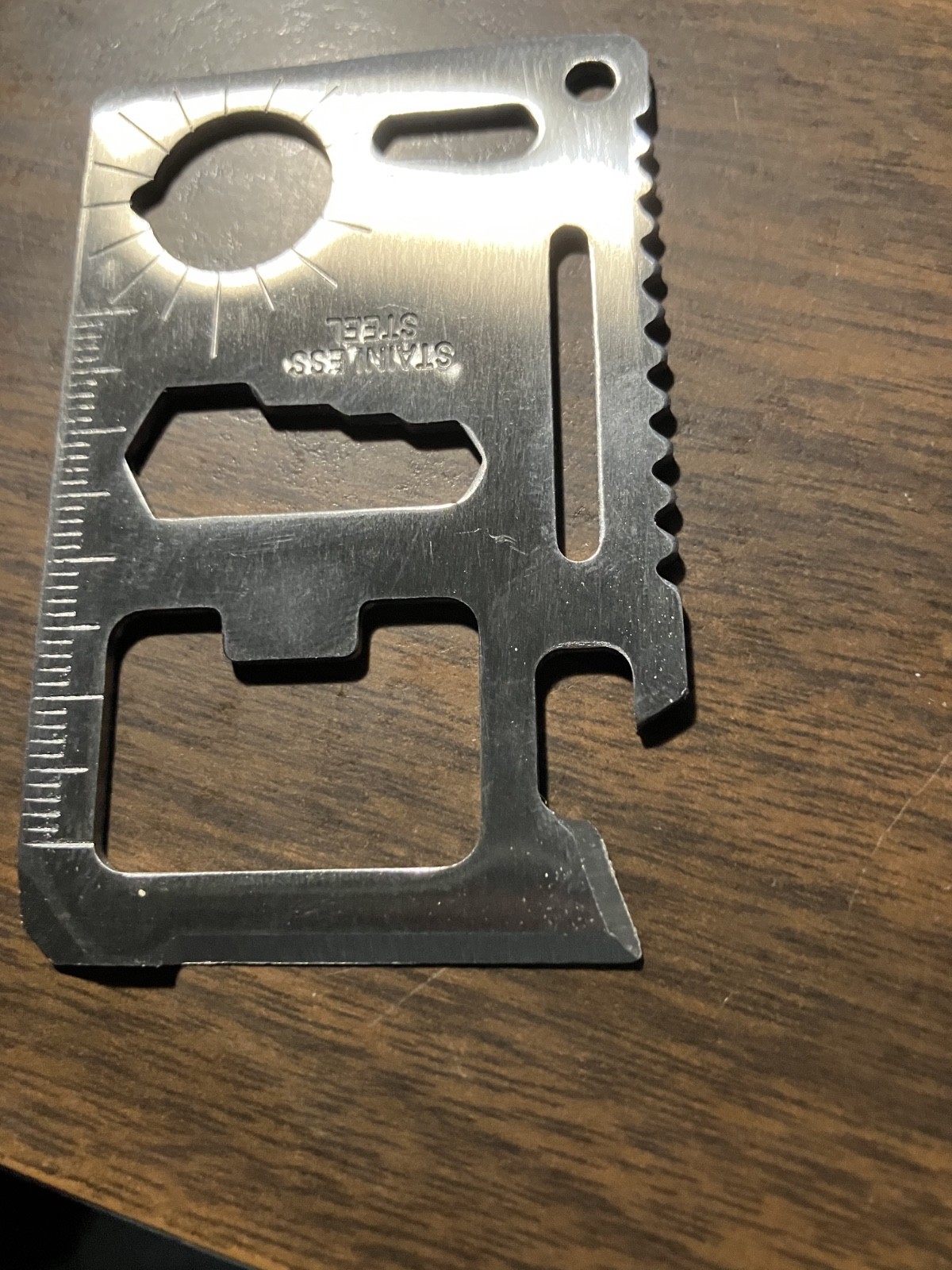 11 in 1 Stainless Pocket Card Survival Multi-tool Kit Camping Emergency Knife