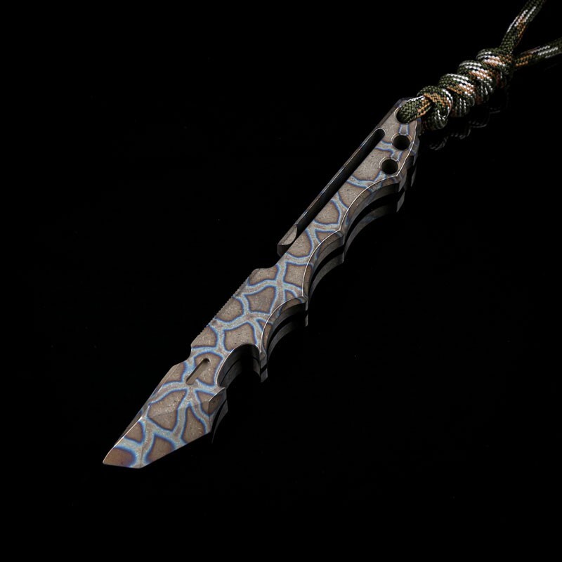 EDC Titanium Alloy Pocket Outdoor Multi Tools Pry Bar Crowbar Opener Cutter Tool