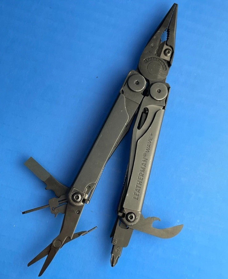 Leatherman Wave Plus + Multi-Tool! BLACK OXIDE! WITH SHEATH! Great Condition