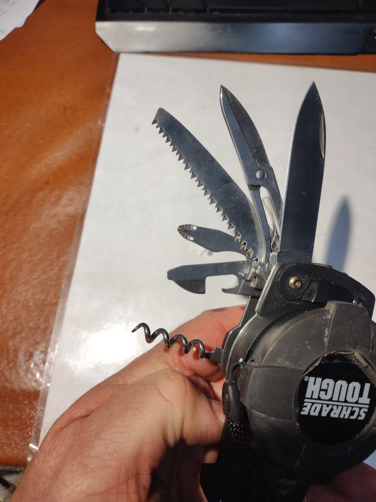 Schrade Tough Navitool Survival Multi-Tool & Compass Assembled USA For Hiking