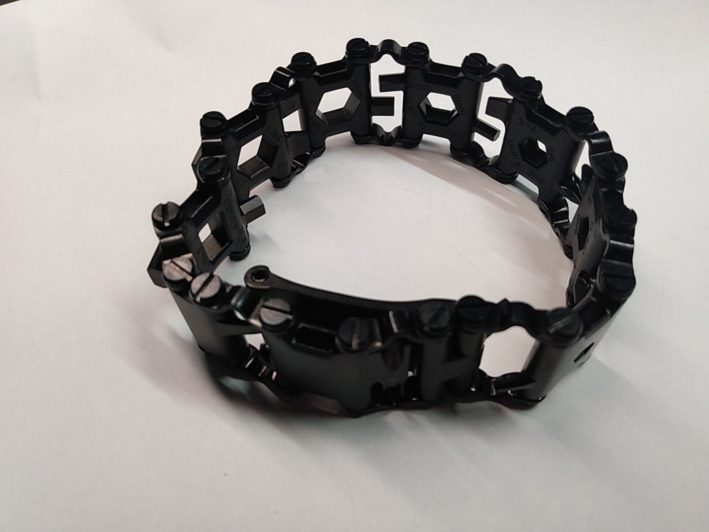 Leatherman Tread STYLE Stainless Steel Multitool Bracelet Black