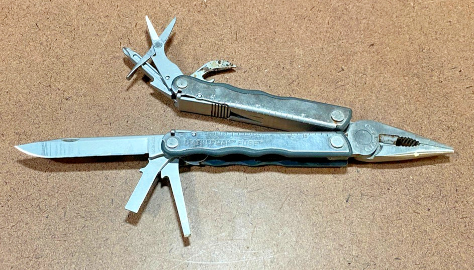 Leatherman Fuse Multi Tool Stainless, USA w/ Plier and Scissors