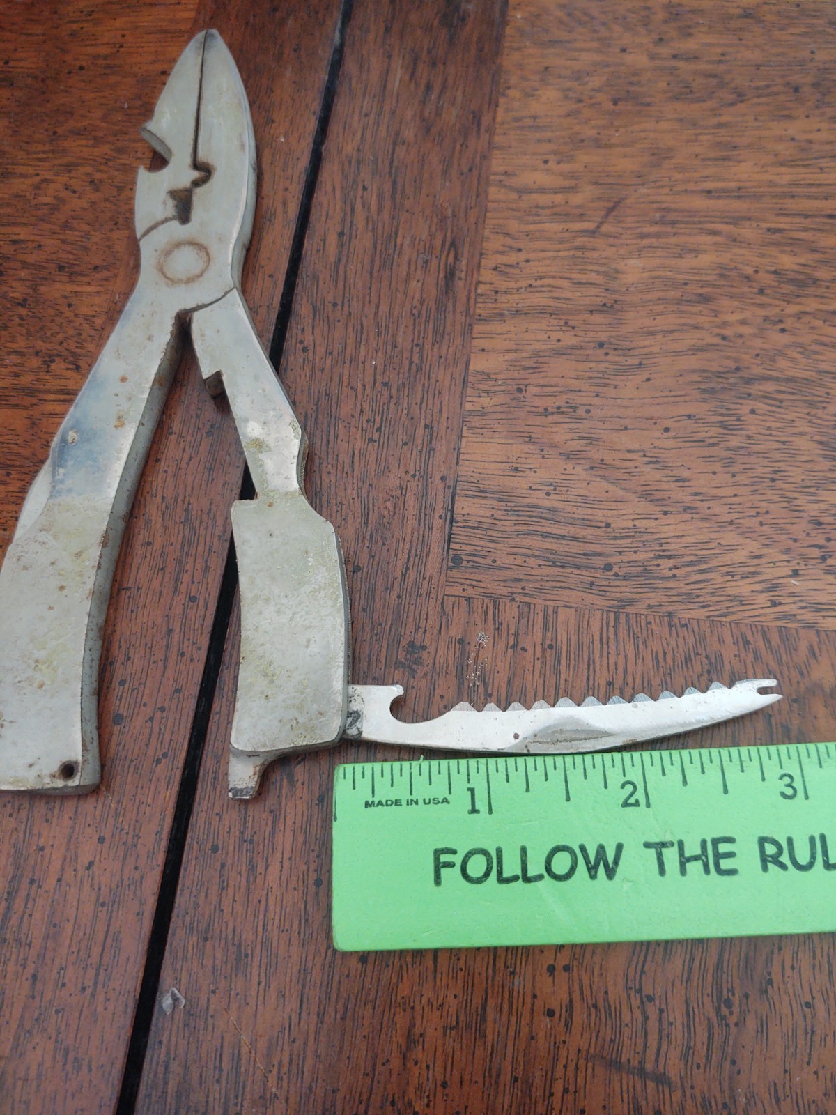 Vintage ABC Solingen Germany Stainless Steel Fishing Tool W/ Original Sheath