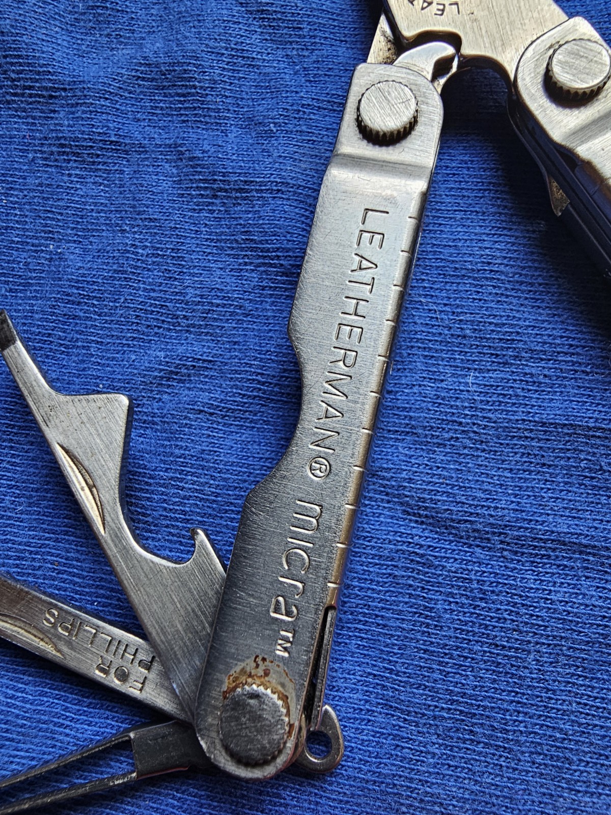 Leatherman Micra Mini Multi-Tool, Knife, Scissors, Key Ring, Black BOD 0921 VGUC