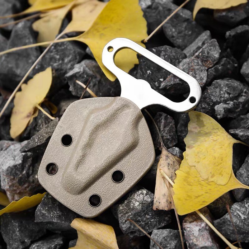 EDC Stainless Steel Wrench Bottle Opener Key Chain Ring Crowbar Pry Bar