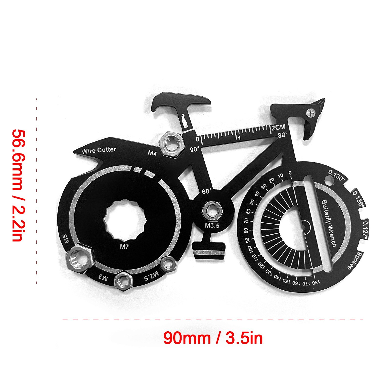 Tool Map Tool Map 90.56.5.1.5mm Brand New Stainless Steel For Hikers